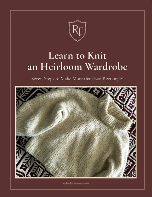 Cover of Learn to Knit an Heirloom Wardrobe